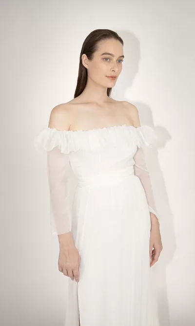 Custom made bridal tops from the Permanent Collection LILAR Paris