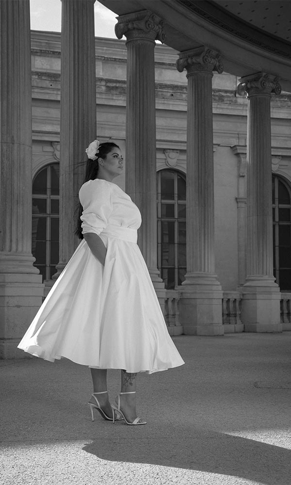 Jupe mi outlet longue mariage